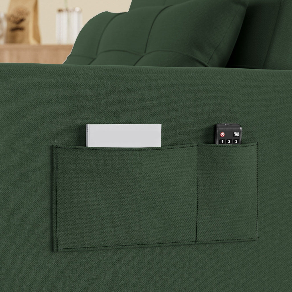 3-in-1 verstellbares Schlafsofa, ausziehbares Sesselsofa, umwandelbares Klappbett für das Wohnzimmer