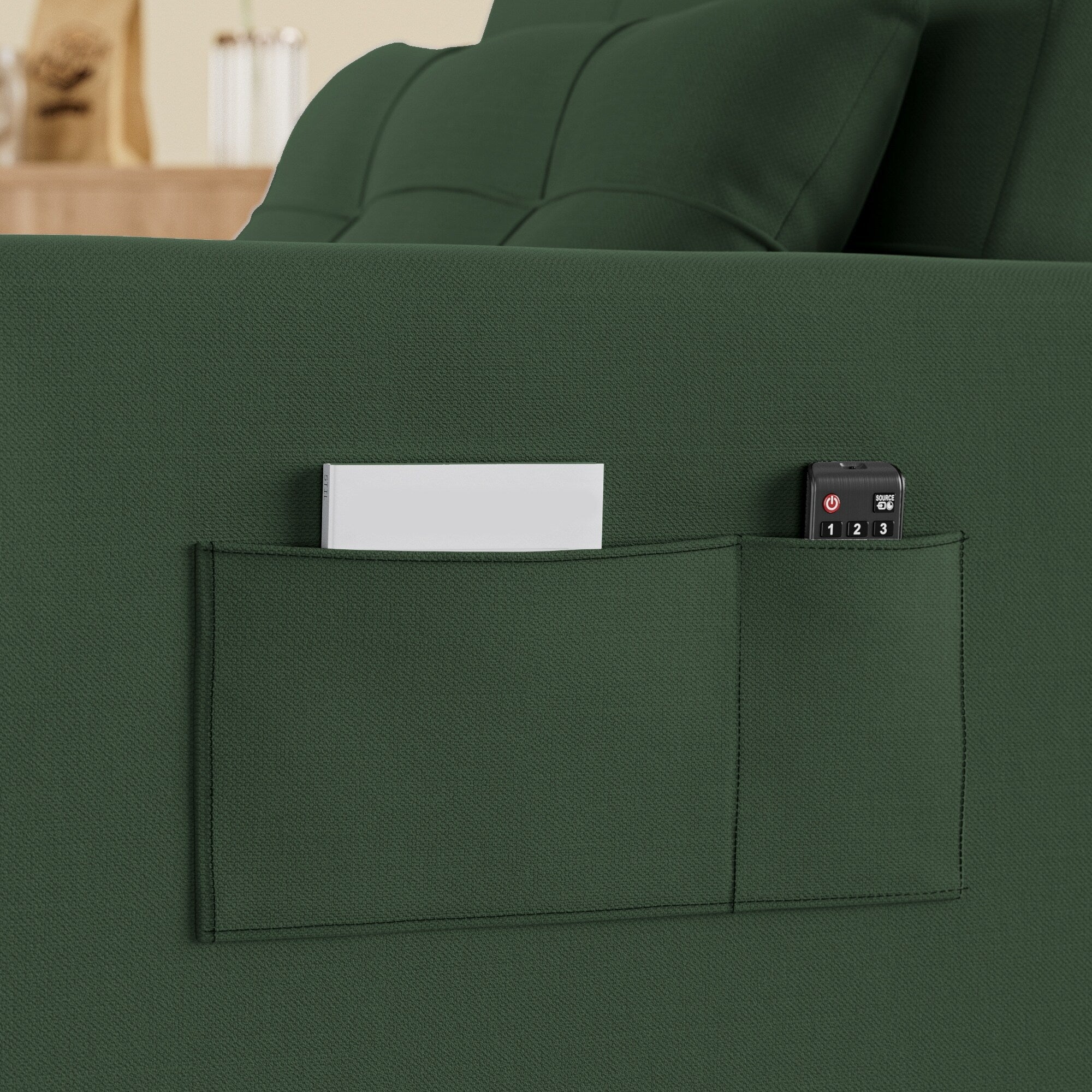 3-in-1 verstellbares Schlafsofa, ausziehbares Sesselsofa, umwandelbares Klappbett für das Wohnzimmer
