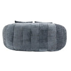 Graues modernes Chaiselongue-Sofa aus Chenille, 59 Zoll