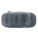 Graues modernes Chaiselongue-Sofa aus Chenille, 59 Zoll