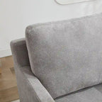 29.92   Chenille-Akzentsessel mit drehbarem Sockel und abnehmbarem Kissen