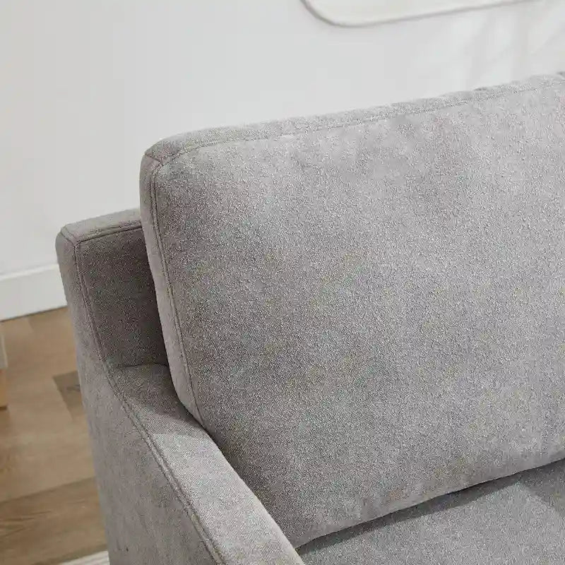 29.92   Chenille-Akzentsessel mit drehbarem Sockel und abnehmbarem Kissen