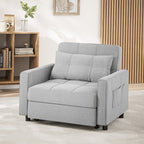 3-in-1 verstellbares Schlafsofa, ausziehbares Sesselsofa, umwandelbares Klappbett für das Wohnzimmer