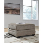  Cannonbrook Dark Brown Oversized Accent Ottoman
