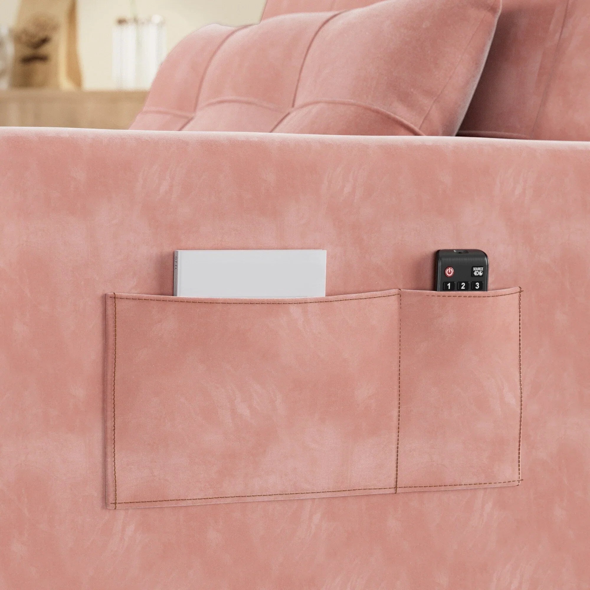 3-in-1 verstellbares Schlafsofa, ausziehbares Sesselsofa, umwandelbares Klappbett für das Wohnzimmer