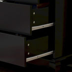 55.1W Lackkommode, lange Kommode für das Schlafzimmer, Schubladenkommode