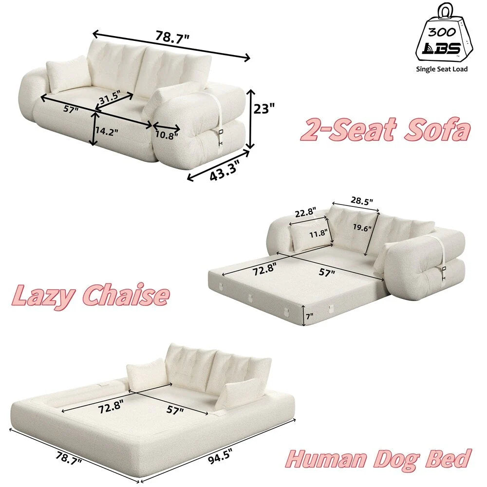 78.7 Multifunktionales Klappsofa/-bett