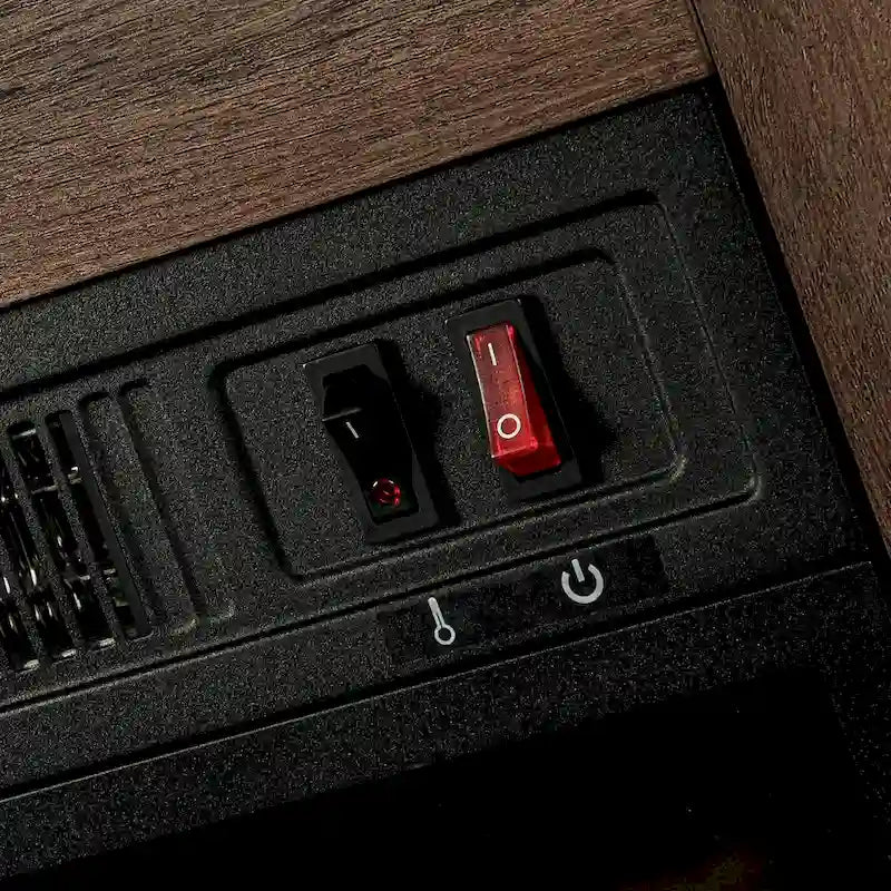 58 Farmhouse elektrische Kamin-TV-Ständer Konsolentisch für Fernseher bis zu 65 Zoll