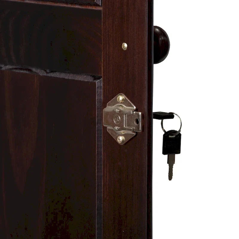100 % Massivholz Flexibler Kleiderschrank mit Metall- oder Holzknäufen
