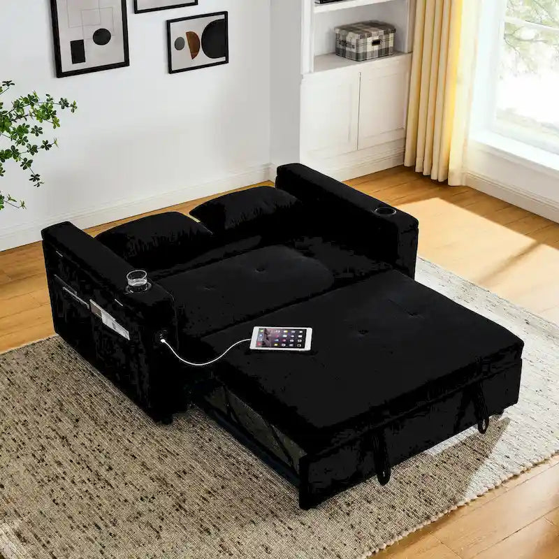 54 Ausziehbares Schlafsofa Doppelsofa Relaxsofa