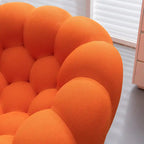 2-Sitzer Blasen-Sofa, geschwungen, Wabenform mit 3D-Textilgewebe für Wohnzimmer, Salon, Apartment