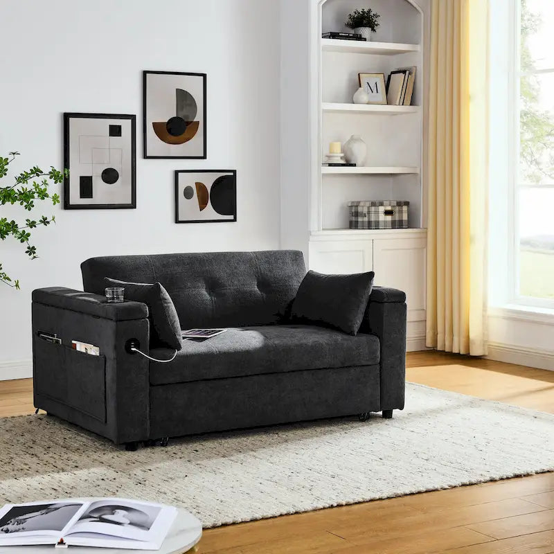 54 Ausziehbares Schlafsofa Doppelsofa Relaxsofa