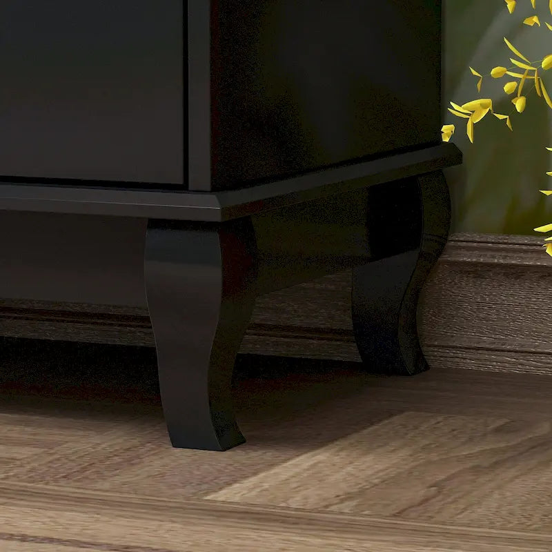 55.1W Lackkommode, lange Kommode für das Schlafzimmer, Schubladenkommode