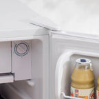 3.2 Cu.Ft Mini-Kühlschrank mit Gefrierfach, eintüriger Kompaktkühlschrank mit einstellbarem Thermostat für das Schlafzimmer