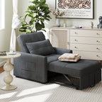 3-in-1 verstellbares Schlafsofa, ausziehbares Sesselsofa, umwandelbares Klappbett für das Wohnzimmer
