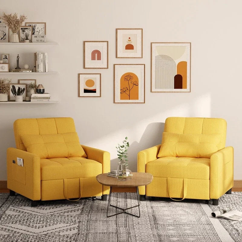 3-in-1 verstellbares Schlafsofa, ausziehbares Sesselsofa, umwandelbares Klappbett für das Wohnzimmer