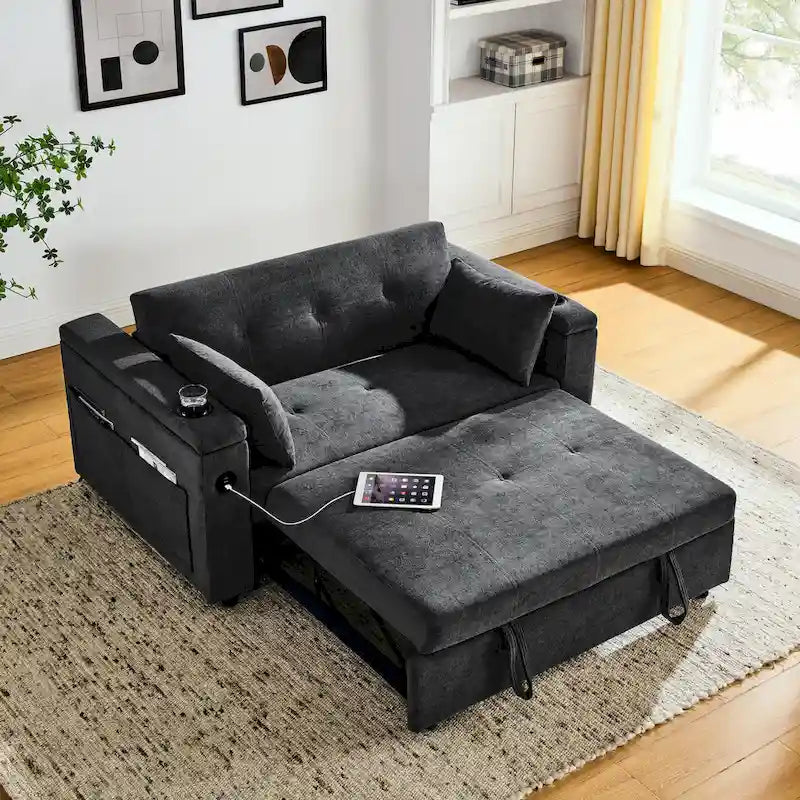 54 Ausziehbares Schlafsofa Doppelsofa Relaxsofa