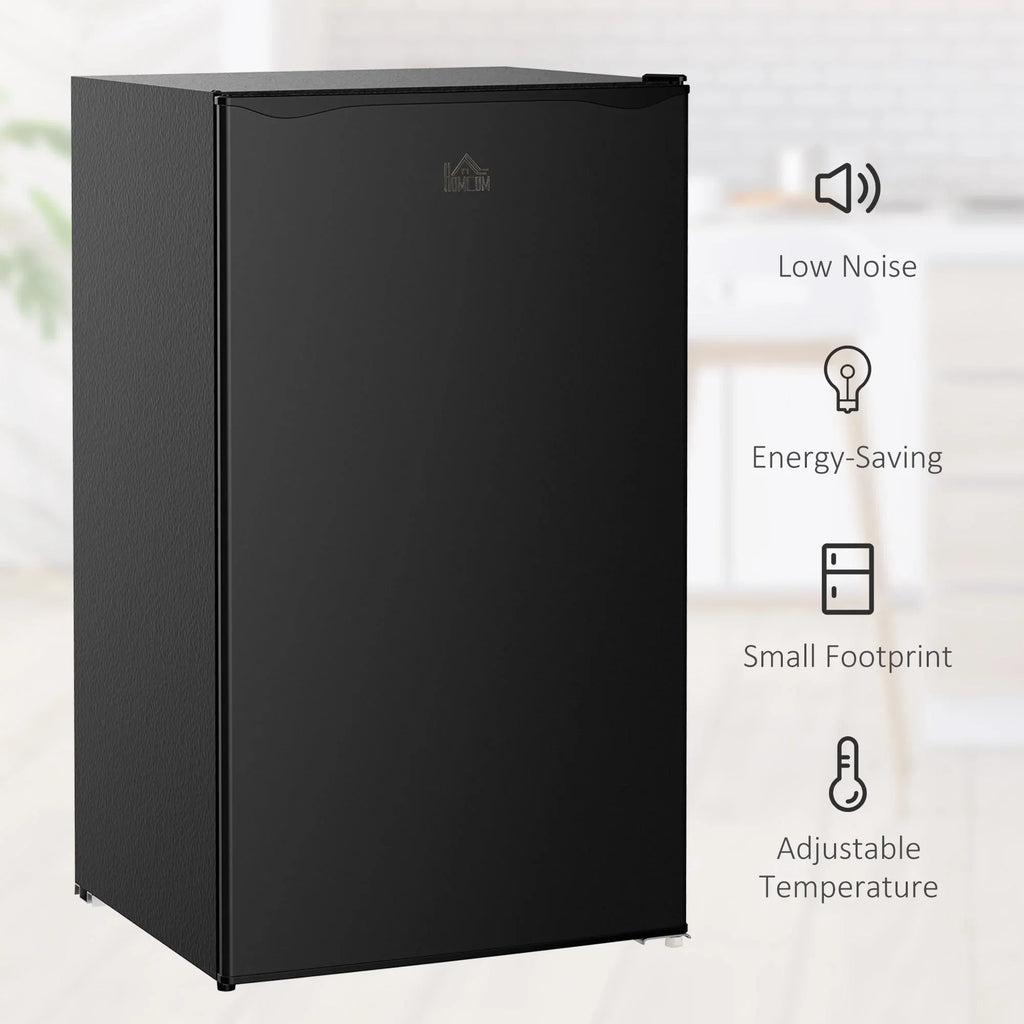 3.2 Cu.Ft Mini-Kühlschrank mit Gefrierfach, eintüriger Kompaktkühlschrank mit einstellbarem Thermostat für das Schlafzimmer