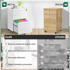 Rollcontainer/Standcontainer mit 3 Schubladen für das Home Office