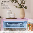 3.2 Cu.Ft Mini-Kühlschrank mit Gefrierfach, eintüriger Kompaktkühlschrank mit einstellbarem Thermostat für das Schlafzimmer