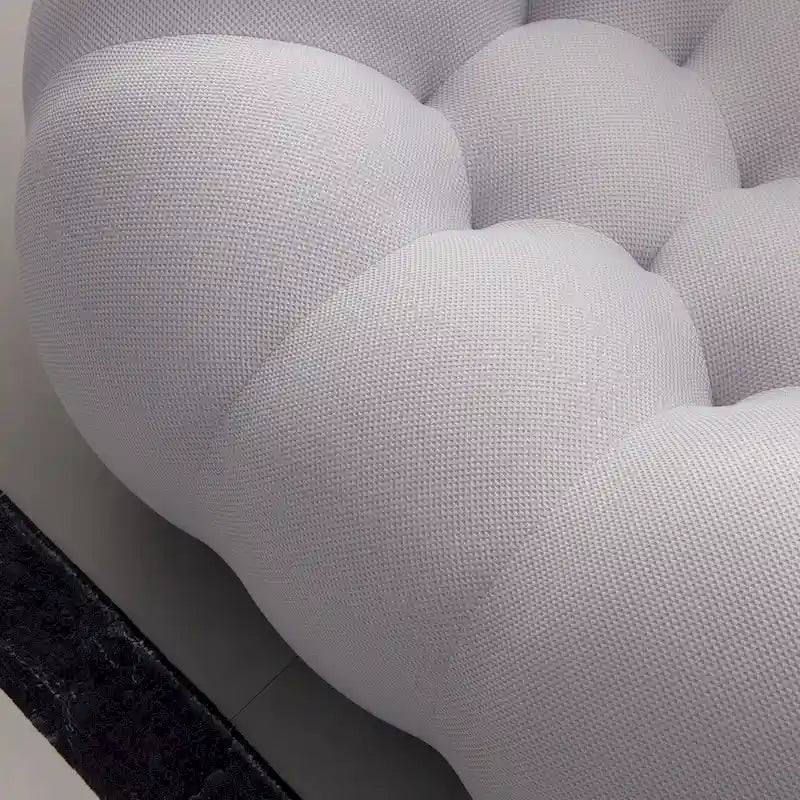2-Sitzer Blasen-Sofa, geschwungen, Wabenform mit 3D-Textilgewebe für Wohnzimmer, Salon, Apartment