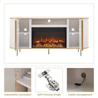 70 Modern Luxus Kamin TV-Ständer, Entertainment Center, TV-Konsole