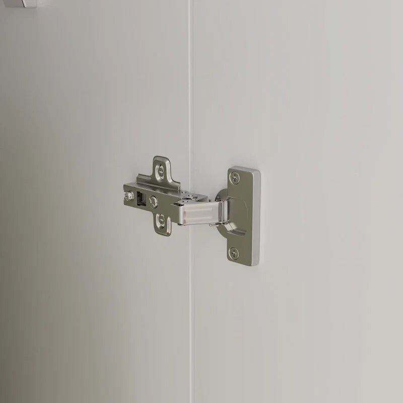 2-türiger Kleiderschrank, freistehender Schlafzimmerschrank mit Kleiderstange