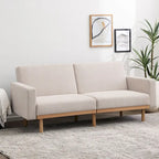 Brookside Harlow Futon mit Holzgestell