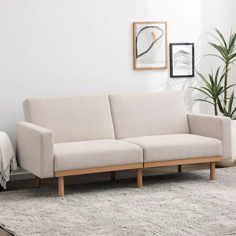 Brookside Harlow Futon mit Holzgestell