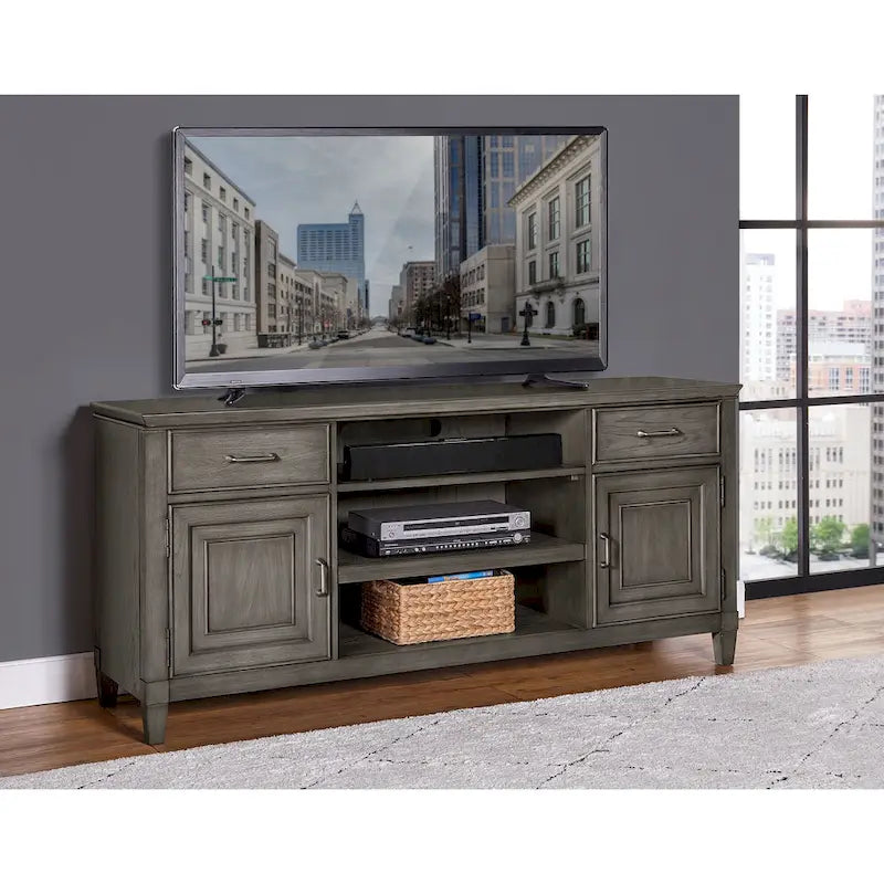 Newport Wood TV-Konsole in Stone