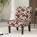 Kassi Contemporary Fabric Slipper Accent Chair by  - N/A