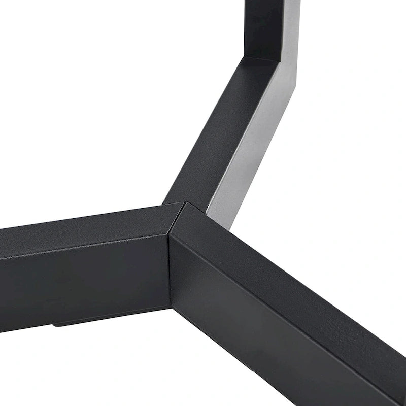 Beistelltisch aus Massivholz, rund, 2 Ebenen, Nachttisch – 19'3 x 24
