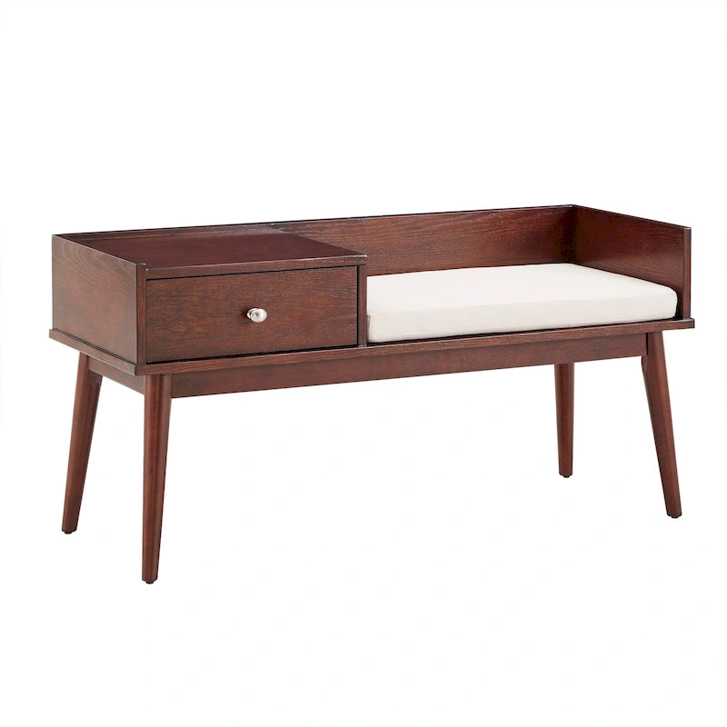 Niklas gepolsterte Sitzbank mit 1 Schublade iNSPIRE Q Modern