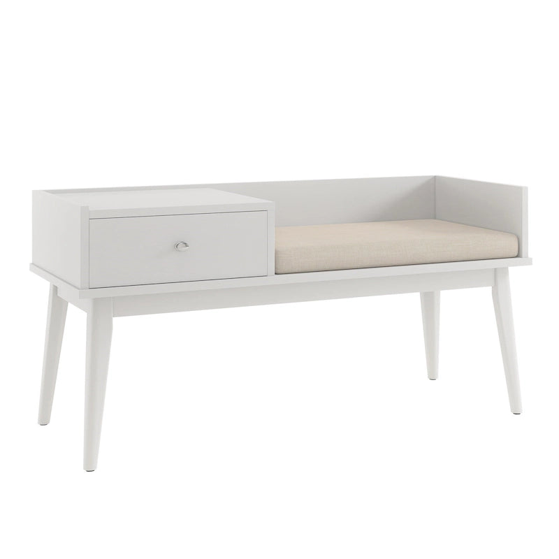Niklas gepolsterte Sitzbank mit 1 Schublade iNSPIRE Q Modern