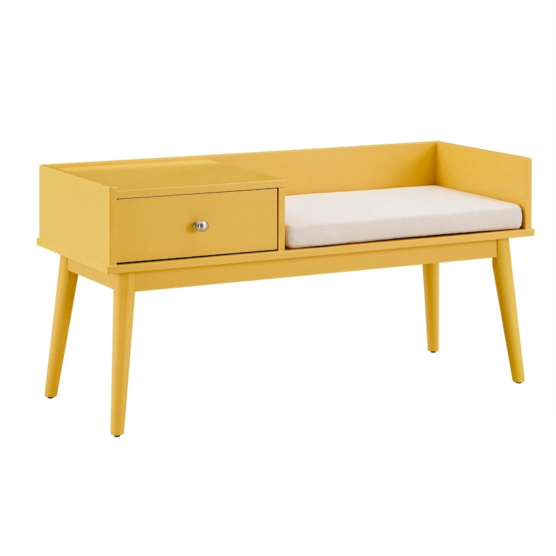 Niklas gepolsterte Sitzbank mit 1 Schublade iNSPIRE Q Modern
