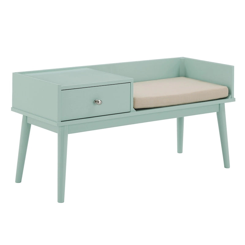Niklas gepolsterte Sitzbank mit 1 Schublade iNSPIRE Q Modern