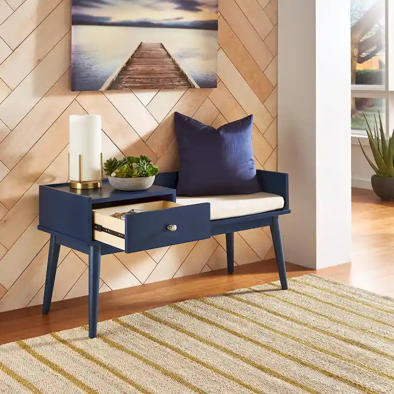 Niklas gepolsterte Sitzbank mit 1 Schublade iNSPIRE Q Modern