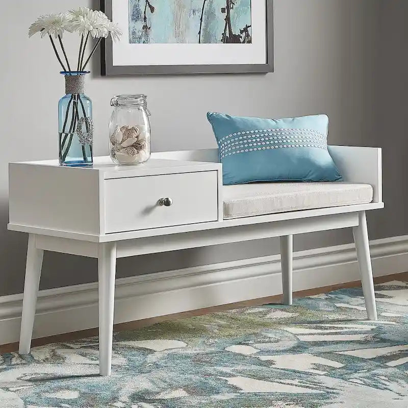Niklas gepolsterte Sitzbank mit 1 Schublade iNSPIRE Q Modern