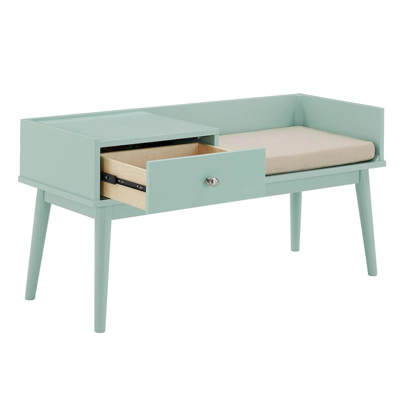Niklas gepolsterte Sitzbank mit 1 Schublade iNSPIRE Q Modern