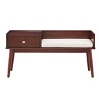 Niklas gepolsterte Sitzbank mit 1 Schublade iNSPIRE Q Modern