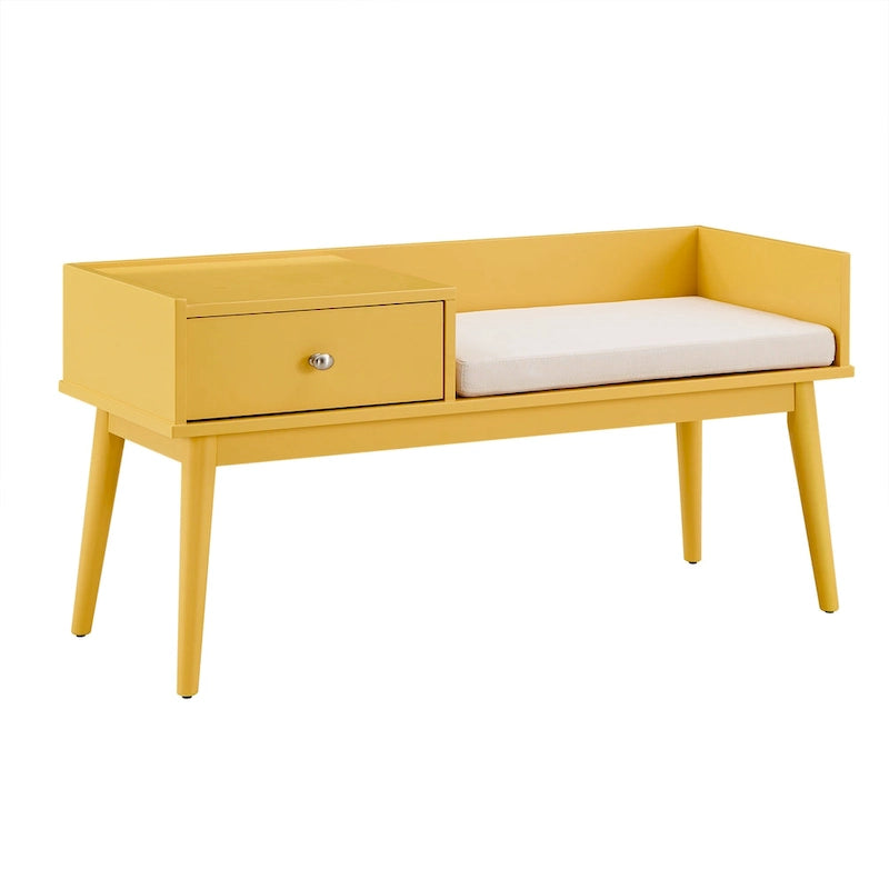 Niklas gepolsterte Sitzbank mit 1 Schublade iNSPIRE Q Modern