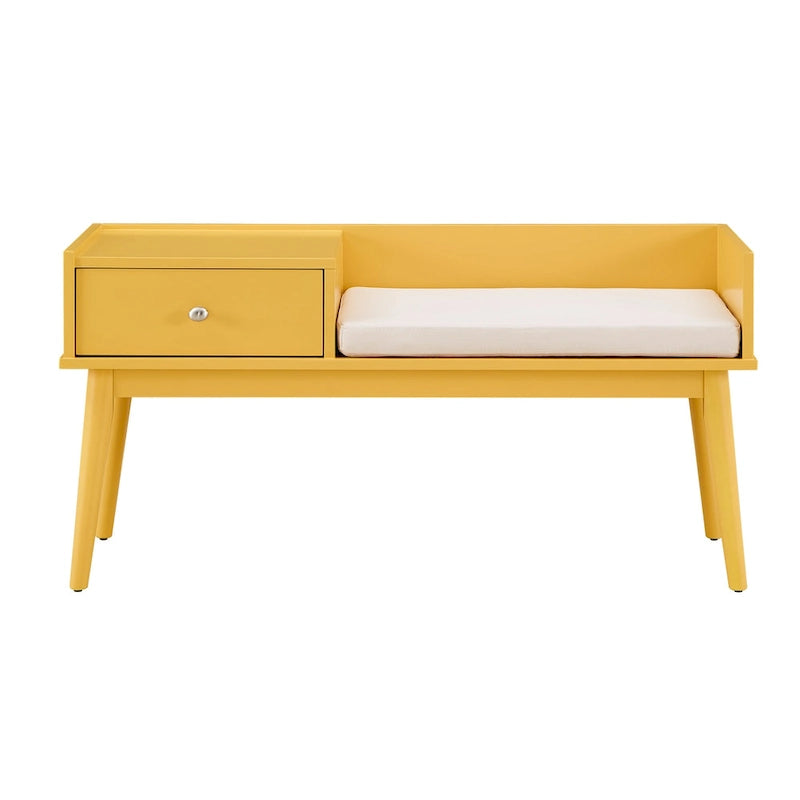 Niklas gepolsterte Sitzbank mit 1 Schublade iNSPIRE Q Modern
