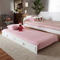  Bromeliad Traditional Wood Trundle