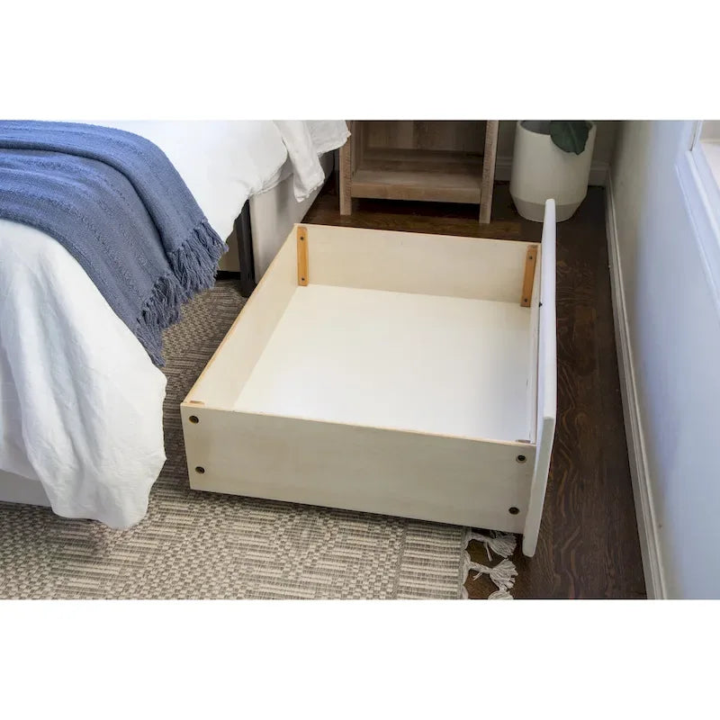 Aubrey Mammoth Polster-Plattformbett mit 2 Schubladen