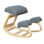 Ergonomischer Kniestuhl, bequemer, gepolsterter Bürostuhl zur Haltungsunterstützung, angewinkelter Schaukelhocker