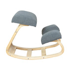 Ergonomischer Kniestuhl, bequemer, gepolsterter Bürostuhl zur Haltungsunterstützung, angewinkelter Schaukelhocker