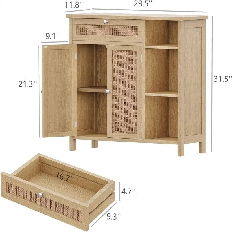 Freistehender Badezimmerschrank