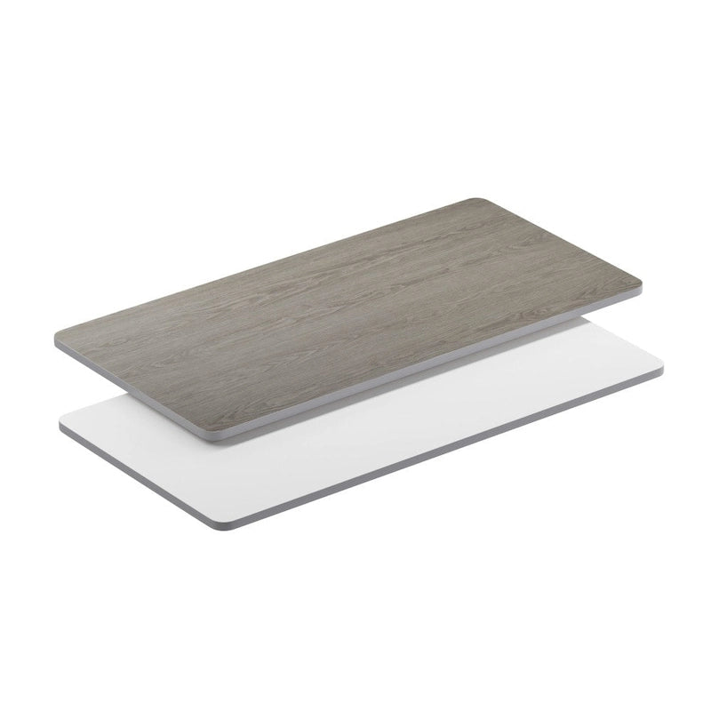 30 x 60 Rechteckige Tischplatte mit beidseitig verwendbarer Laminatplatte