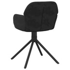 vidaXL Esszimmerstühle drehbar 2 Stk. Akzentstuhl für Küche Wohnzimmer Samt - 21.3   x 23   x 31.3