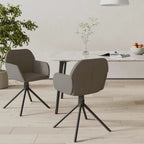 vidaXL Esszimmerstühle drehbar 2 Stk. Akzentstuhl für Küche Wohnzimmer Samt - 21.3   x 23   x 31.3